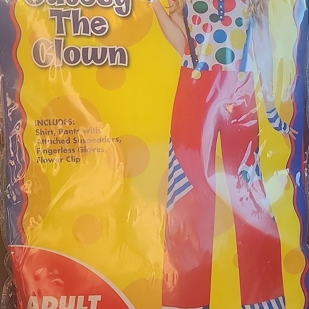 Cutesy The Clown Costume NEW Size LARGE Adults - Picture 4 of 6